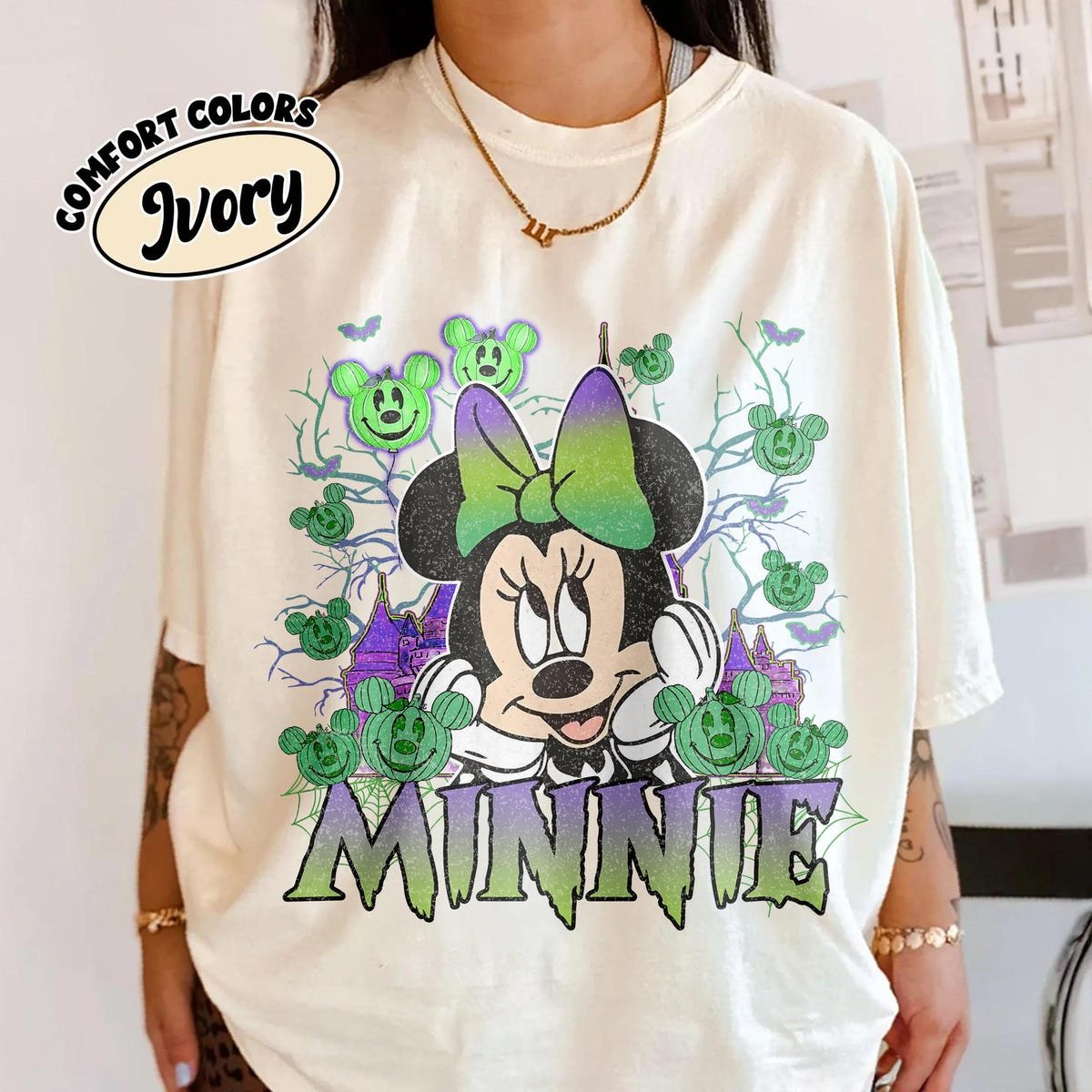 Disney Halloween Shirt Mickey Friends Retro Family Tee