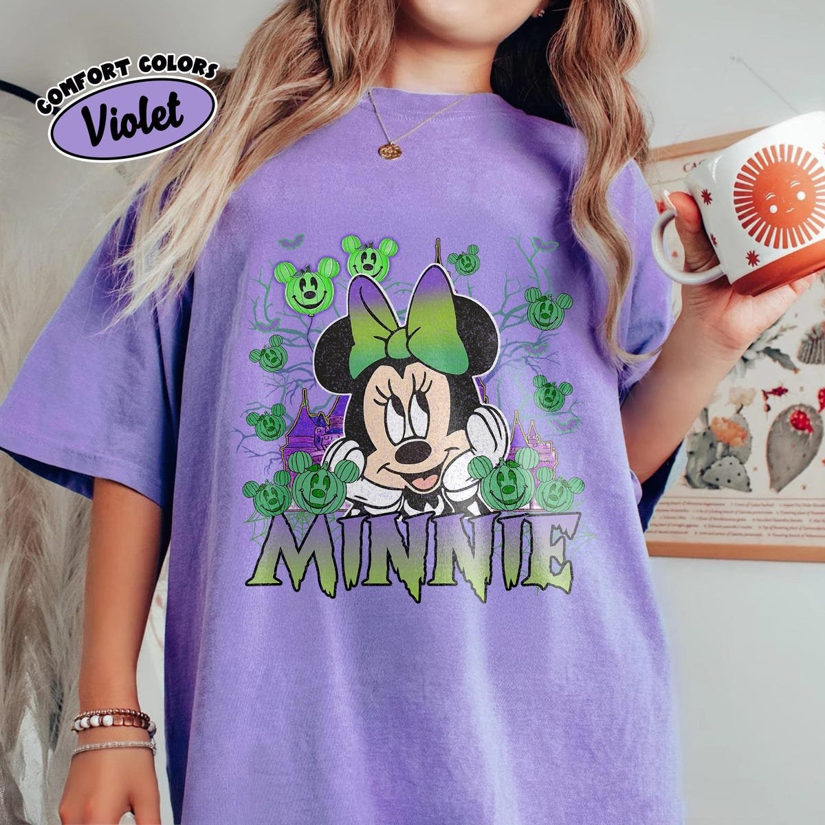 Disney Halloween Shirt Mickey Friends Retro Family Tee