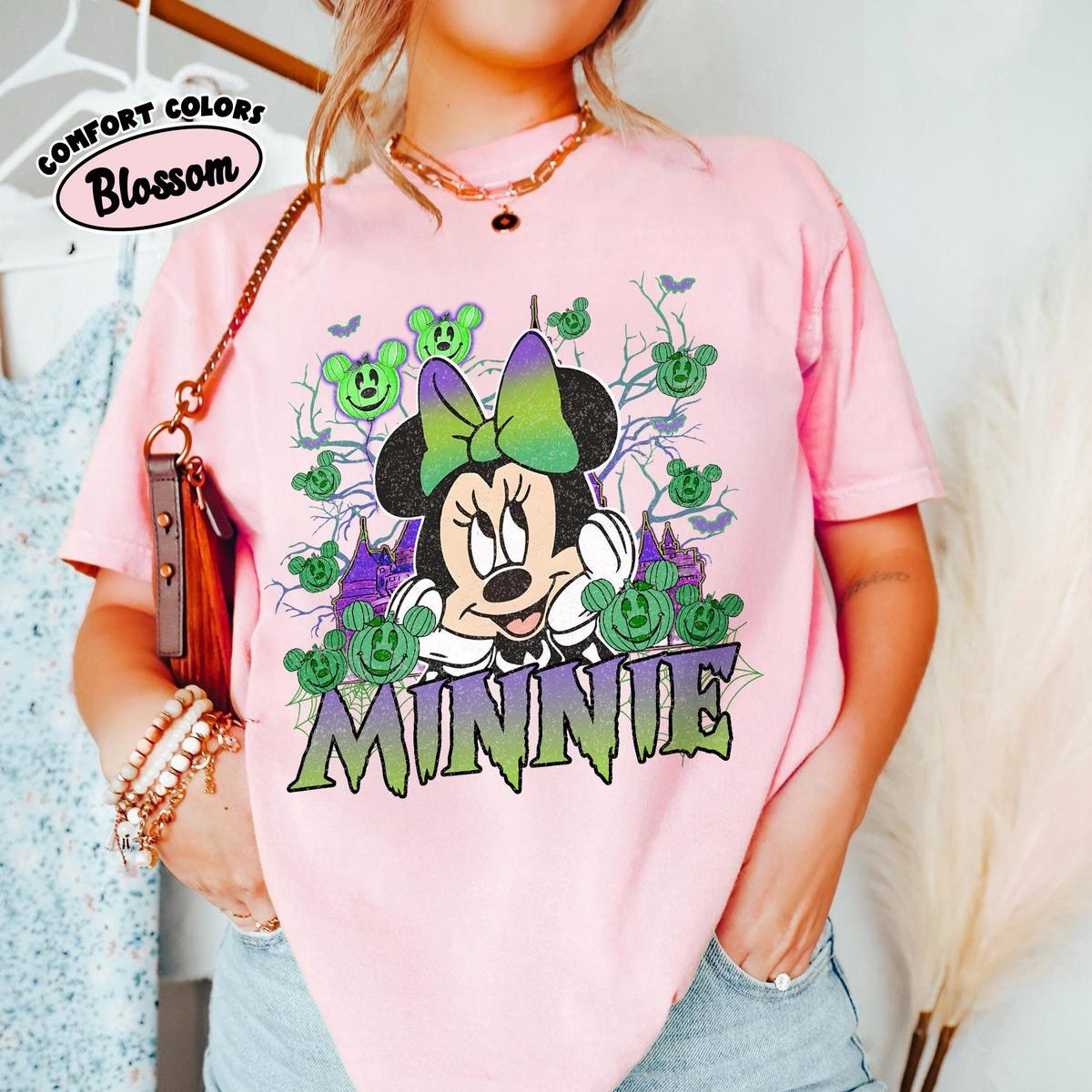 Disney Halloween Shirt Mickey Friends Retro Family Tee