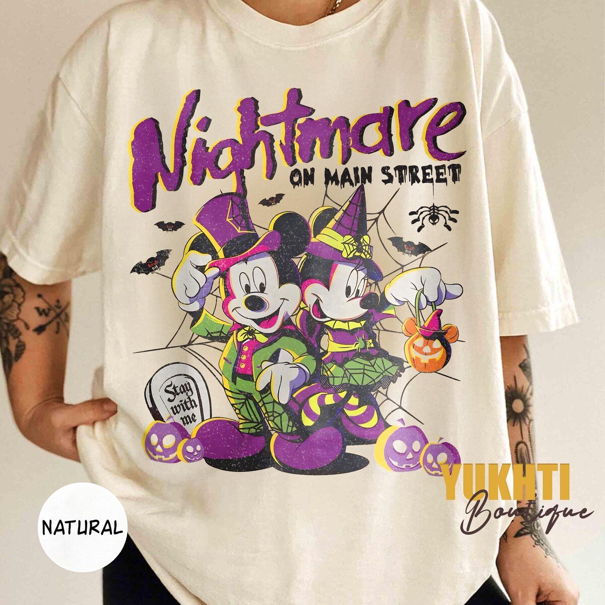 Disney Halloween Shirt Nightmare on Main Street Family Costume Tee