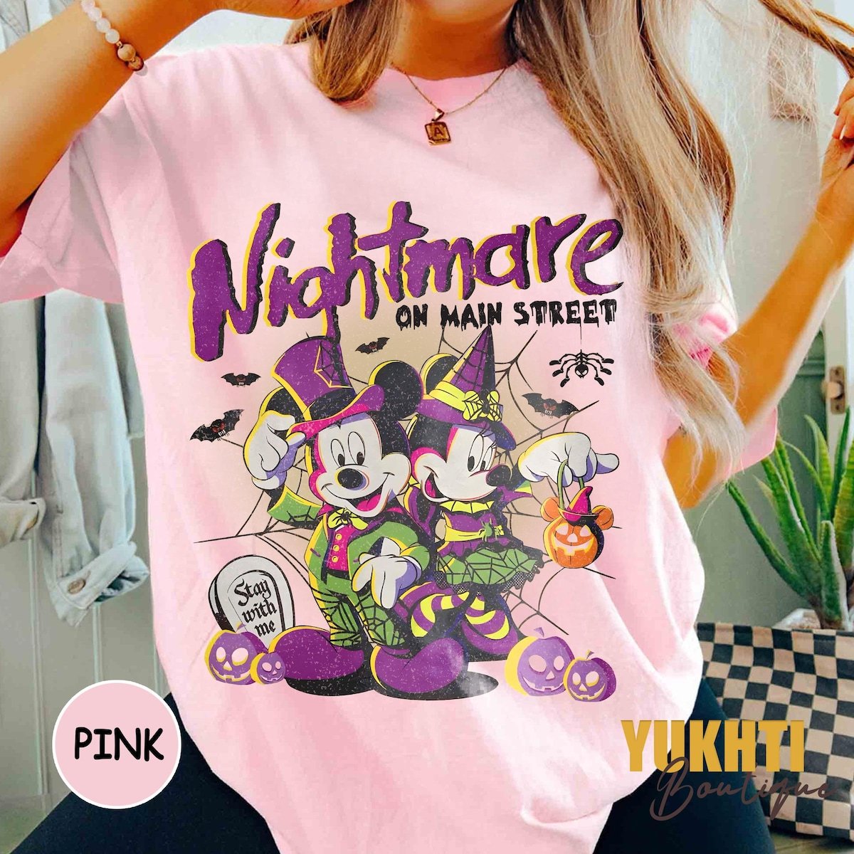 Disney Halloween Shirt Nightmare on Main Street Family Costume Tee
