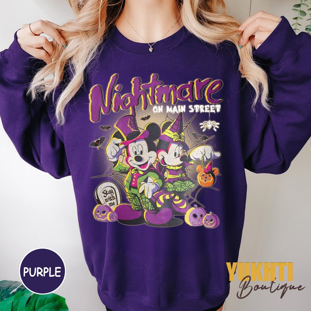 Disney Halloween Shirt Nightmare on Main Street Family Costume Tee