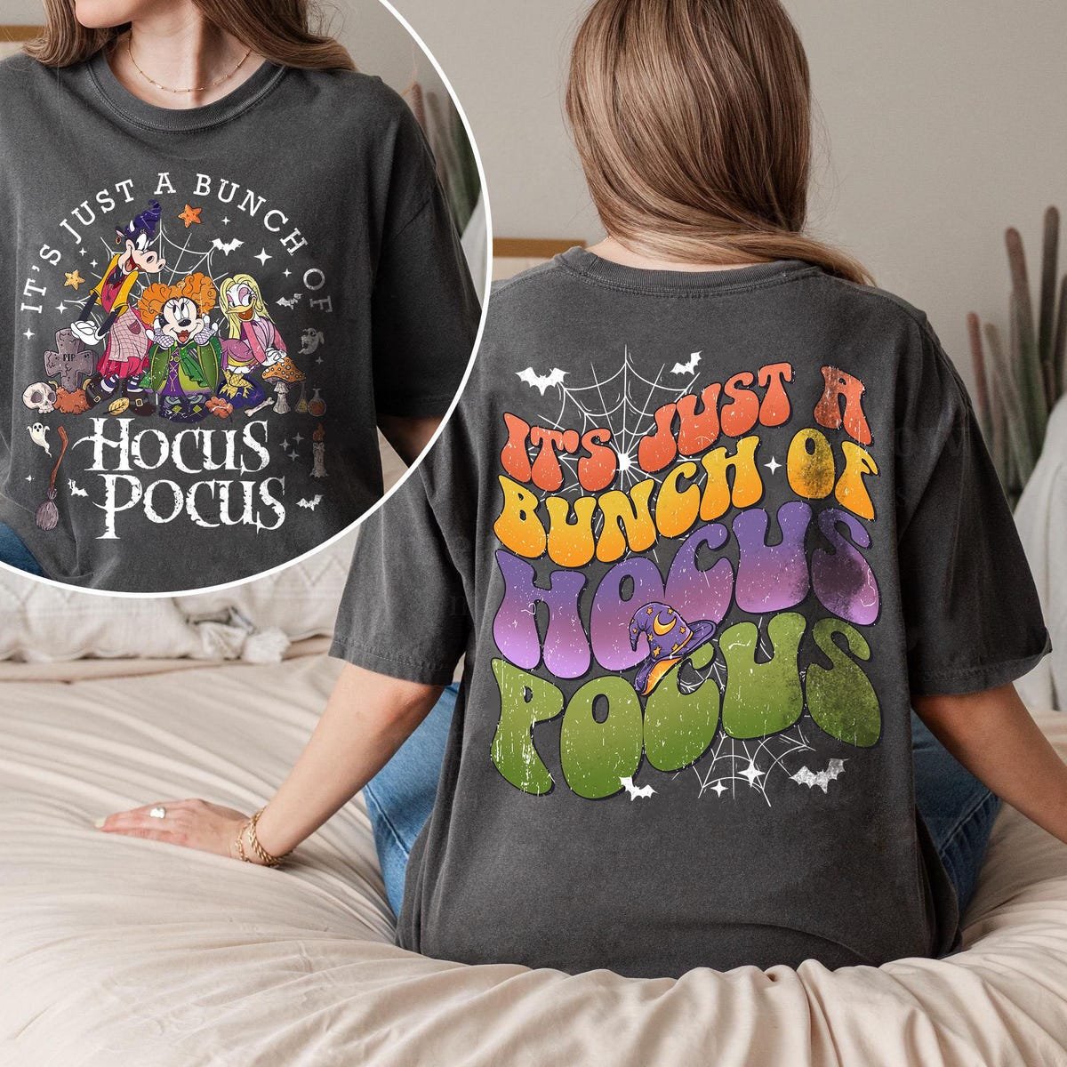 Disney Halloween Shirt Retro Comfort Hocus Pocus Mickey Friends Tee