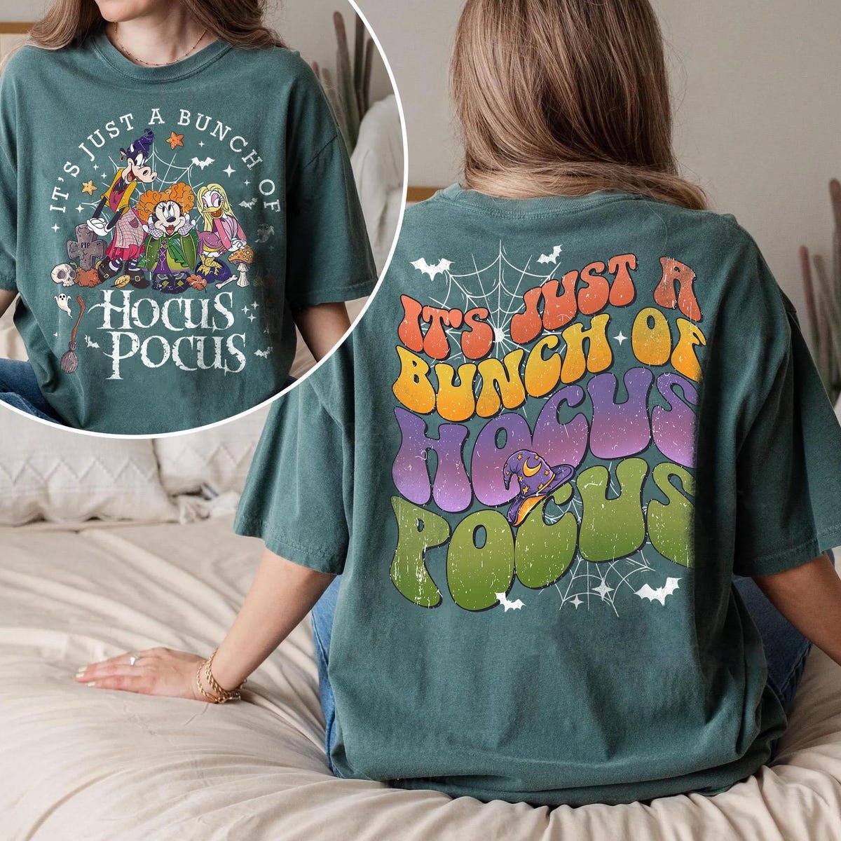 Disney Halloween Shirt Retro Comfort Hocus Pocus Mickey Friends Tee