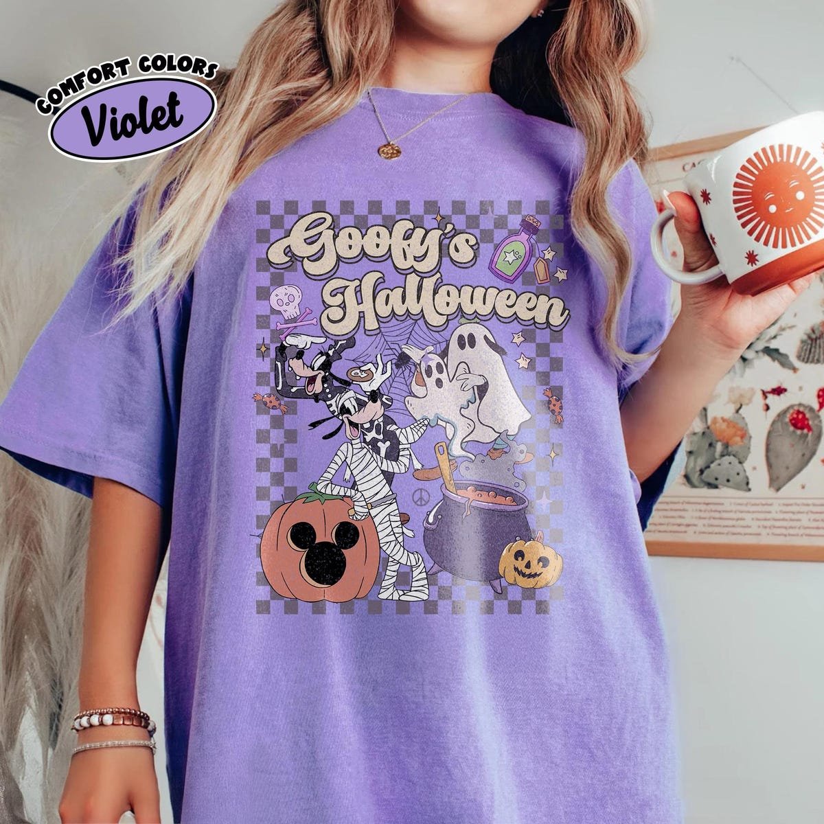 Disney Halloween Shirts 2025 Mickey Minnie Family Costume Tees