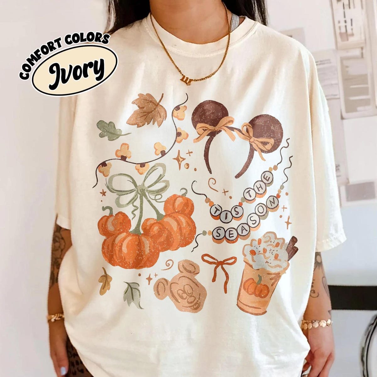 Disney Halloween Shirts Mickey Pumpkin Comfort Colors Tee 2025