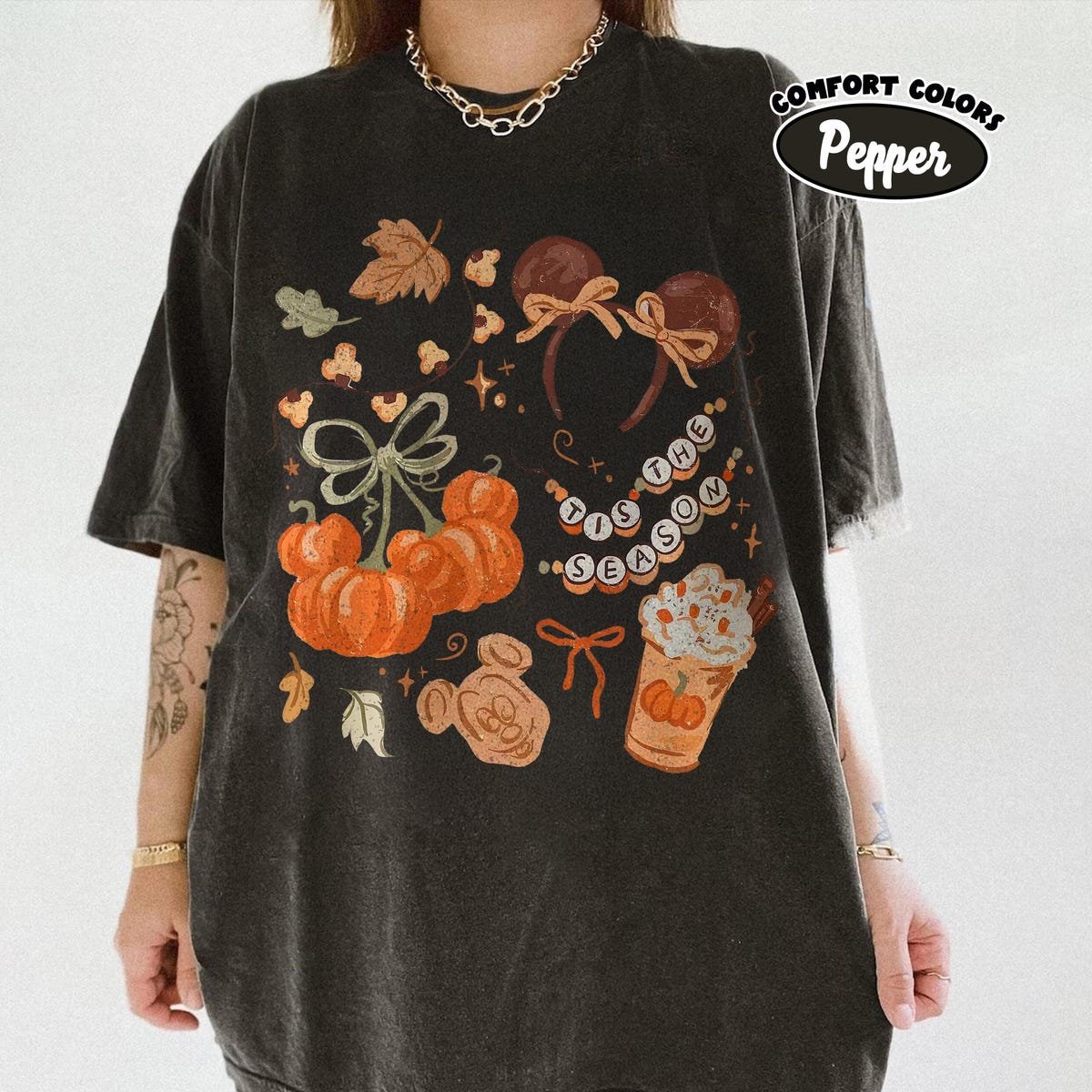 Disney Halloween Shirts Mickey Pumpkin Comfort Colors Tee 2025