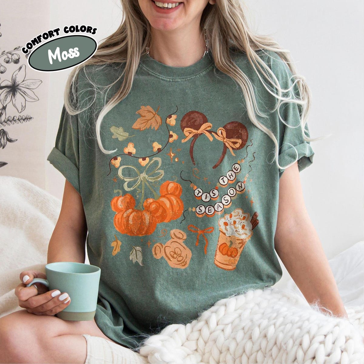 Disney Halloween Shirts Mickey Pumpkin Comfort Colors Tee 2025