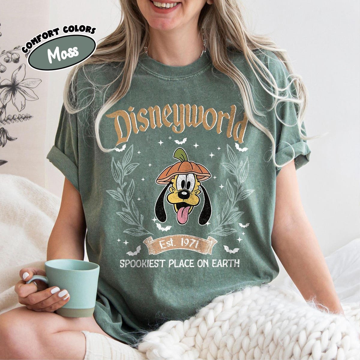 Disney Halloween Shirts Spookiest Place On Earth Family Trip 1971 Tee