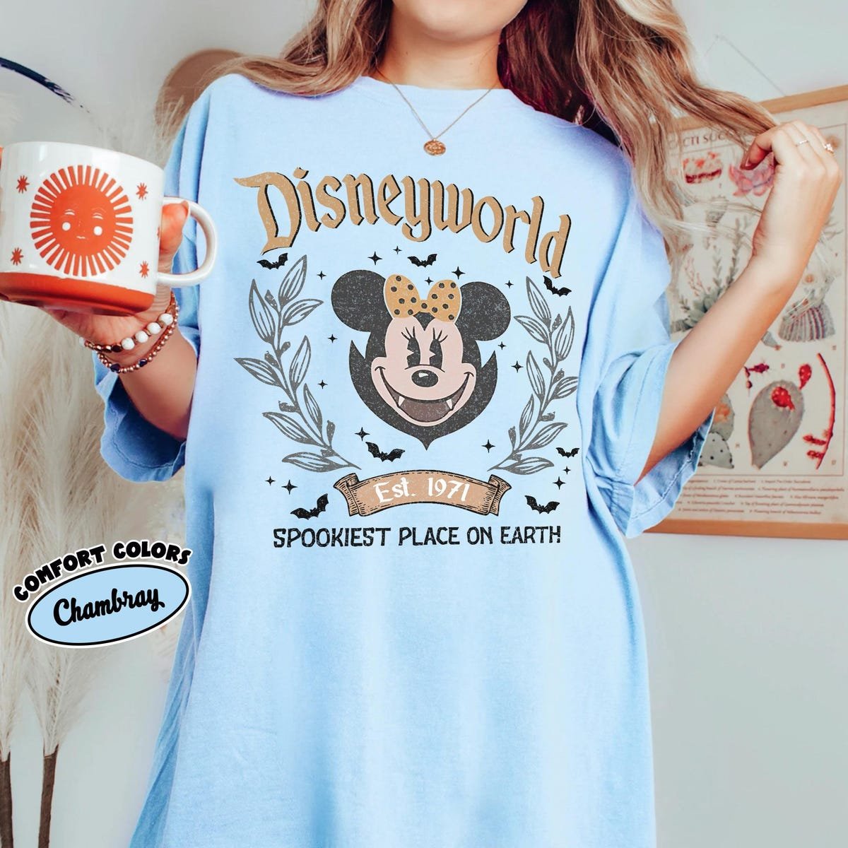 Disney Halloween Shirts Spookiest Place On Earth Family Trip 1971 Tee
