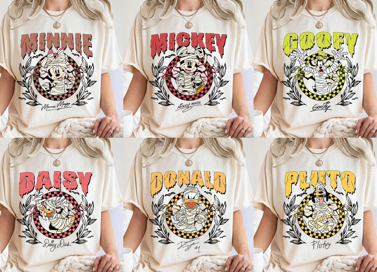 Disney Mickey Halloween Shirt Family Matching Tee Spooky Season Apparel