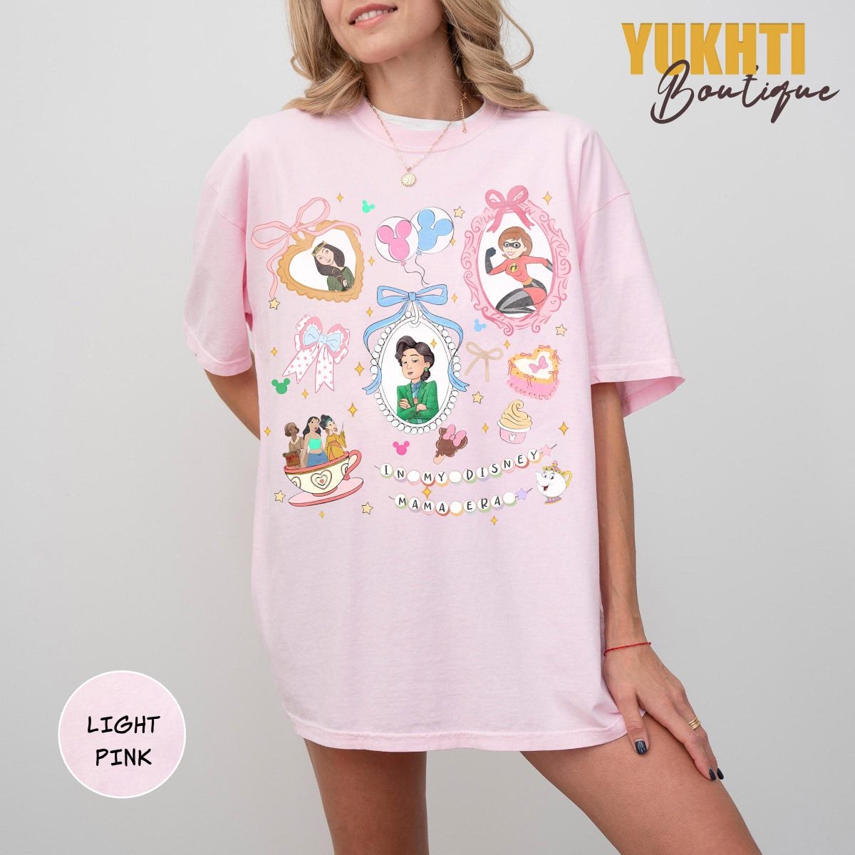Disney Mom Shirt Retro Coquette Bows Mother's Day Gift Tee