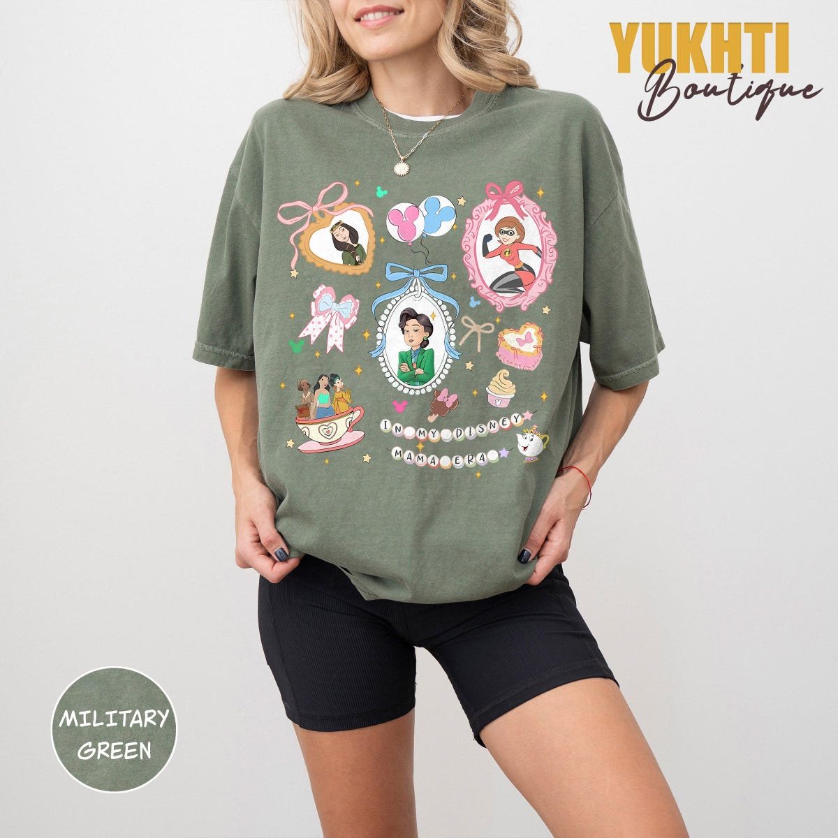 Disney Mom Shirt Retro Coquette Bows Mother's Day Gift Tee