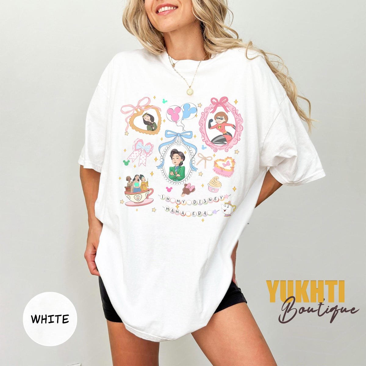 Disney Mom Shirt Retro Coquette Bows Mother's Day Gift Tee