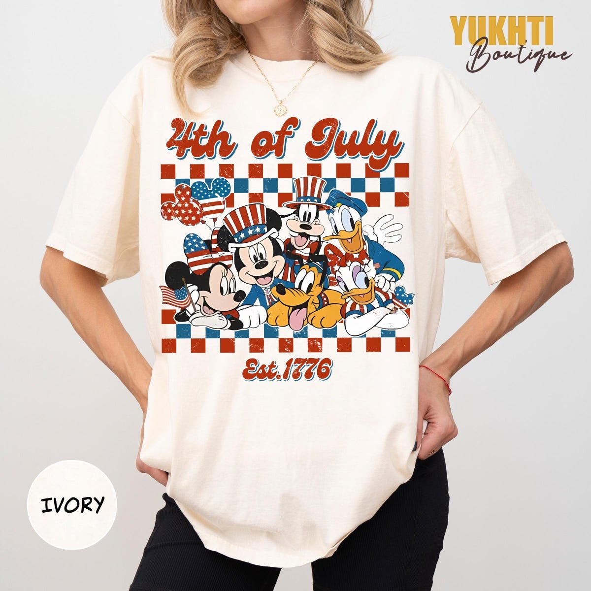 Disney Patriotic Shirt 4th of July Family Vacation Tee