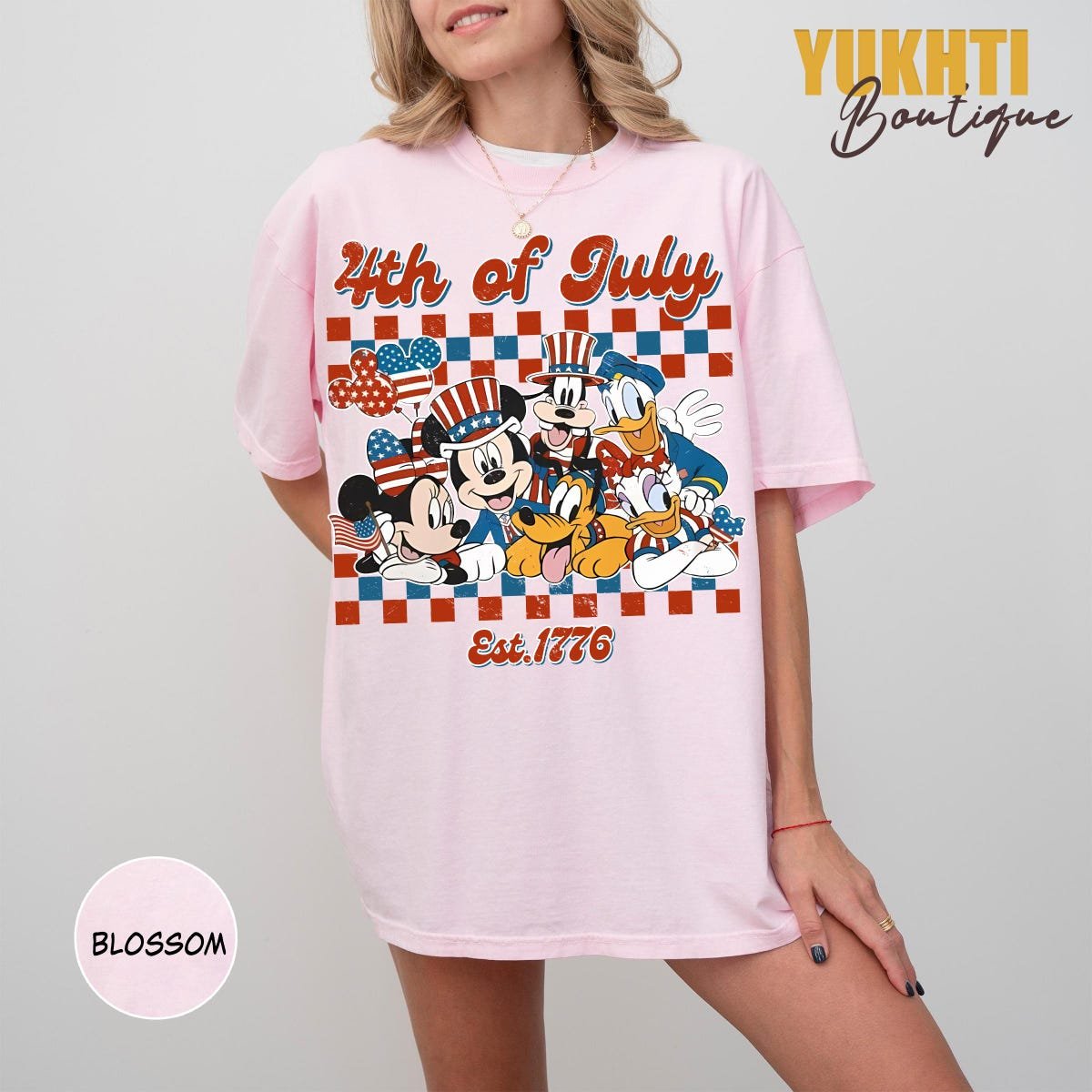 Disney Patriotic Shirt 4th of July Family Vacation Tee
