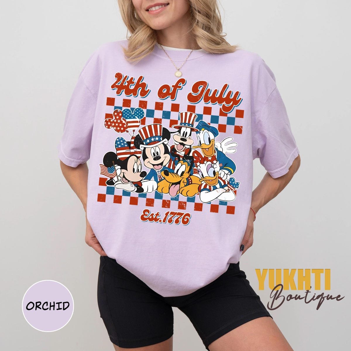 Disney Patriotic Shirt 4th of July Family Vacation Tee