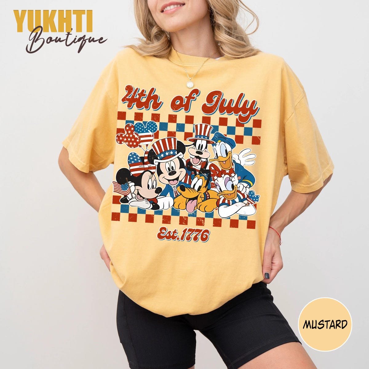 Disney Patriotic Shirt 4th of July Family Vacation Tee