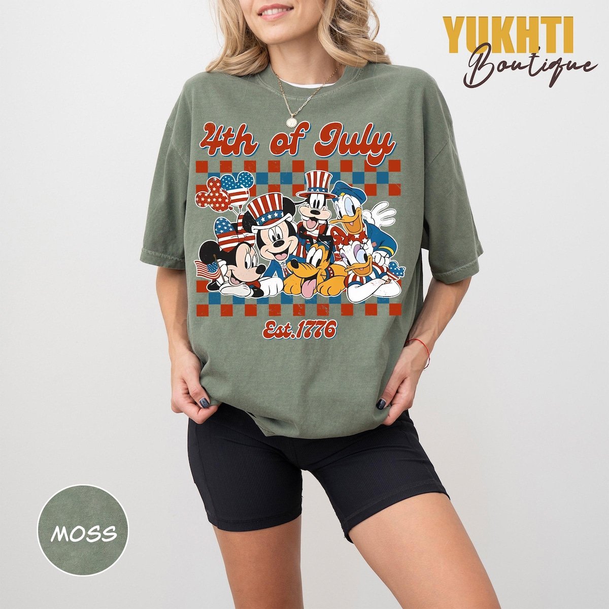 Disney Patriotic Shirt 4th of July Family Vacation Tee