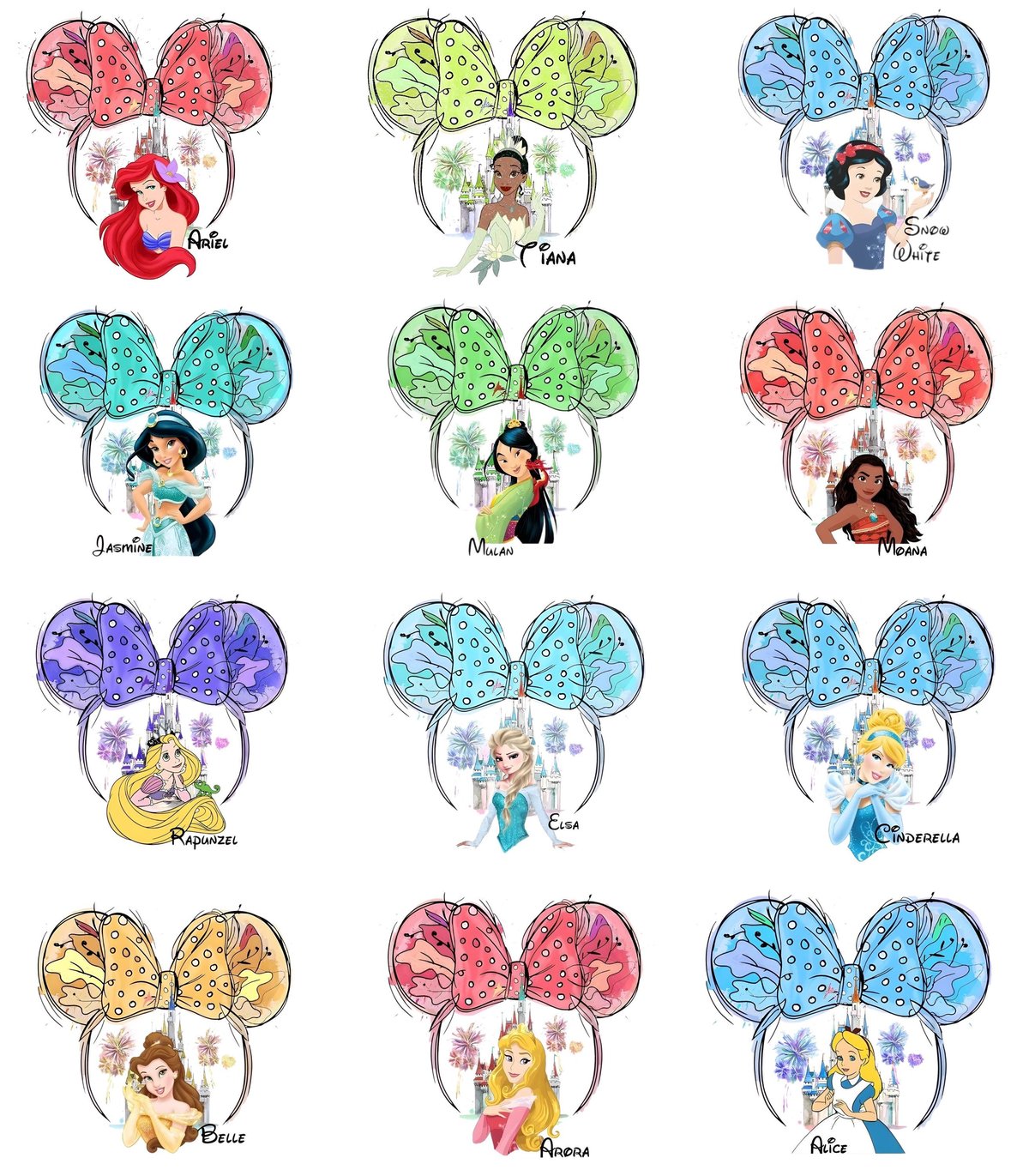 Disney Princess Castle Shirts Retro Comfort Tee Girls Vacation