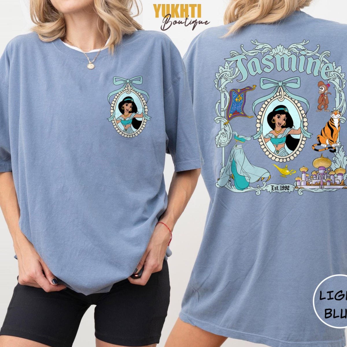 Disney Princess Characters Shirt Cinderella Snow White Ariel Rapunzel Tee