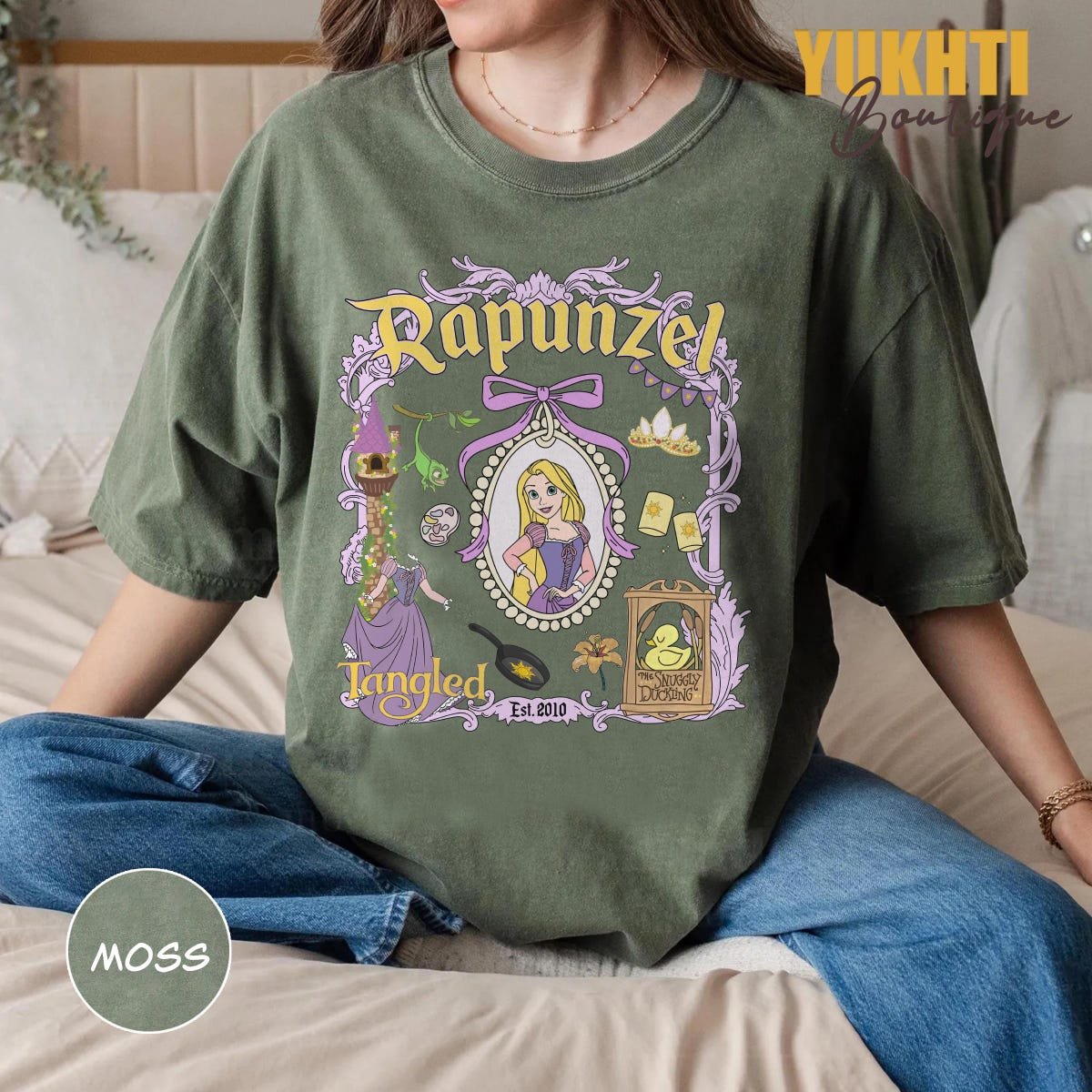 Disney Princess Coquette Shirt Retro Castle Tee Ariel Belle Cinderella