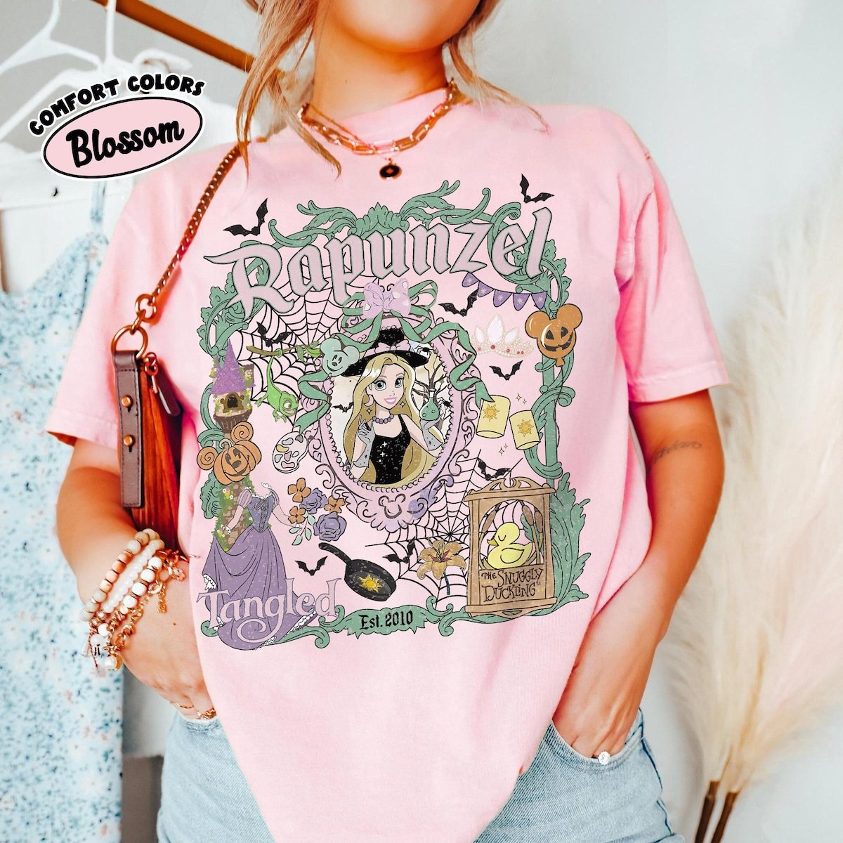 Disney Princess Halloween Shirt Bows Cinderella Snow White Ariel Rapunzel