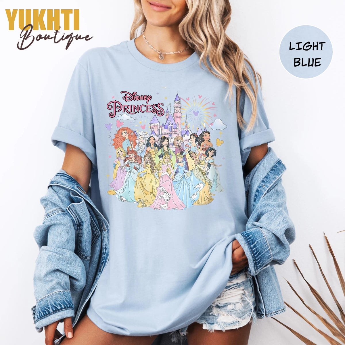 Disney Princess Park Trip Shirt Family Vacation Magic Kingdom Tee