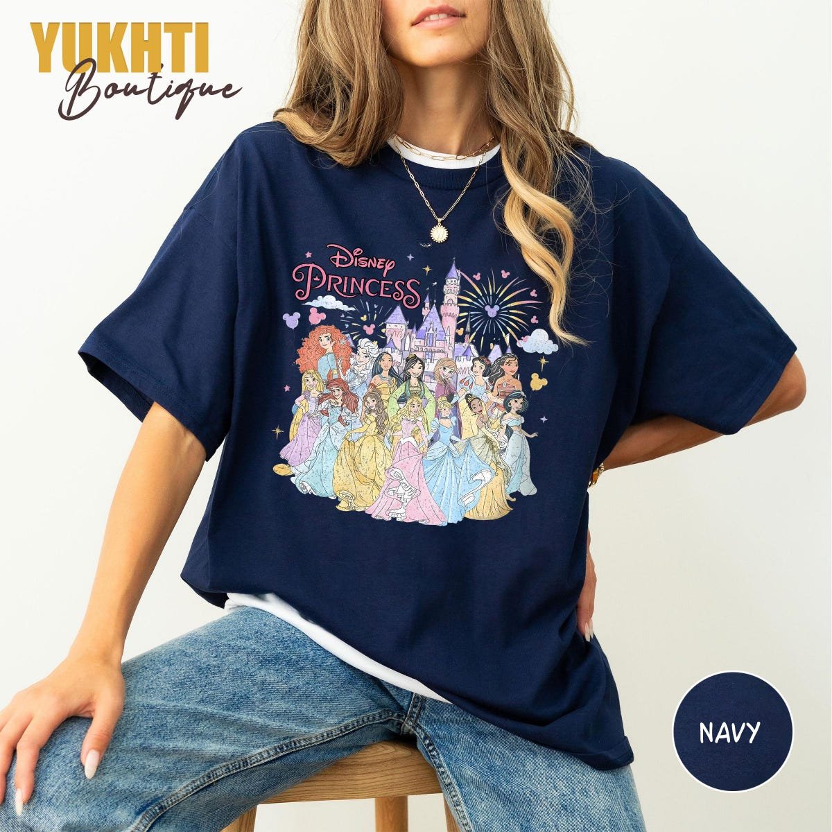 Disney Princess Park Trip Shirt Family Vacation Magic Kingdom Tee