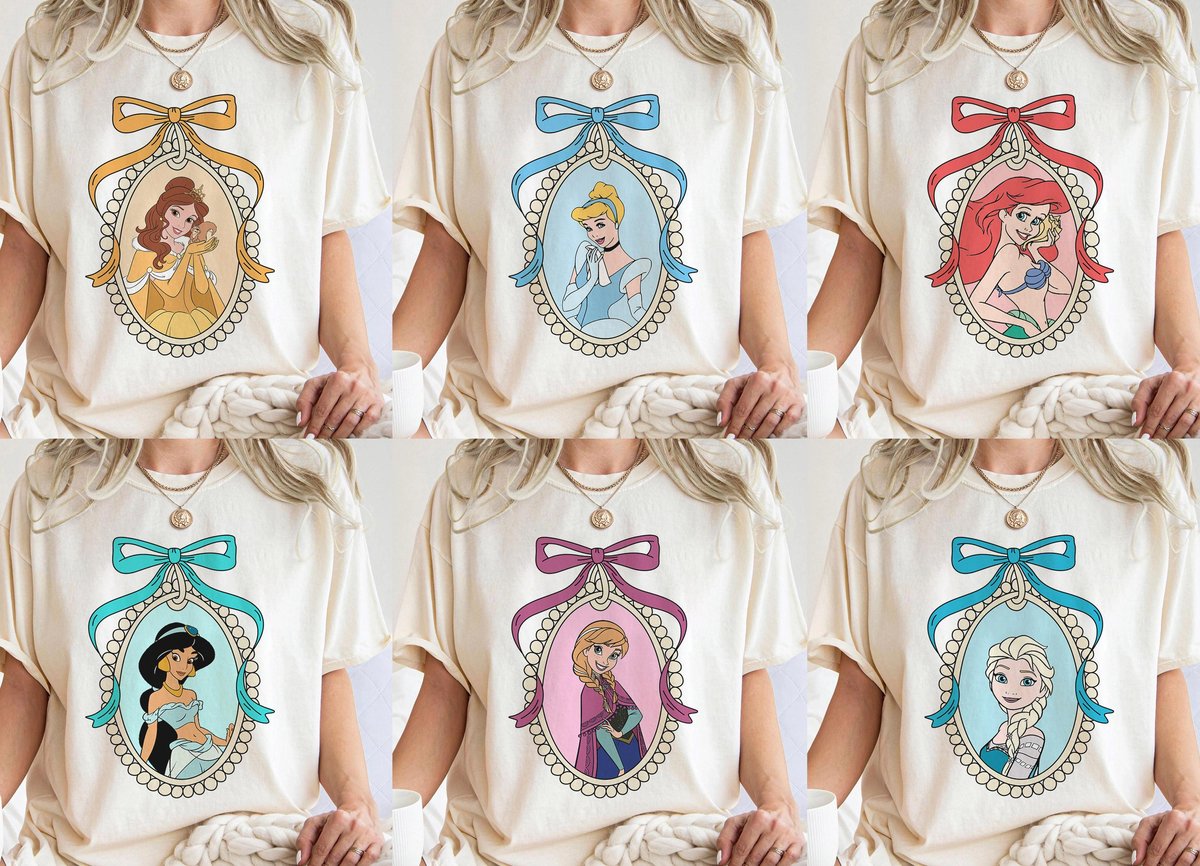 Disney Princess Retro Tee Girls Disney Trip Shirt