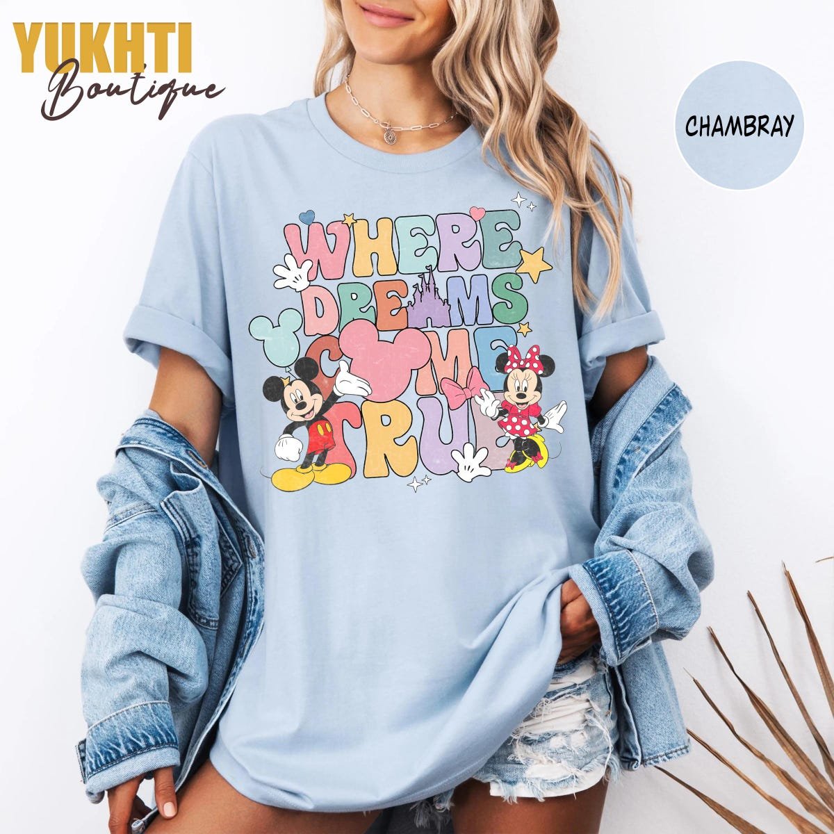 Disney Trip 2025 Comfort Colors Family Shirts