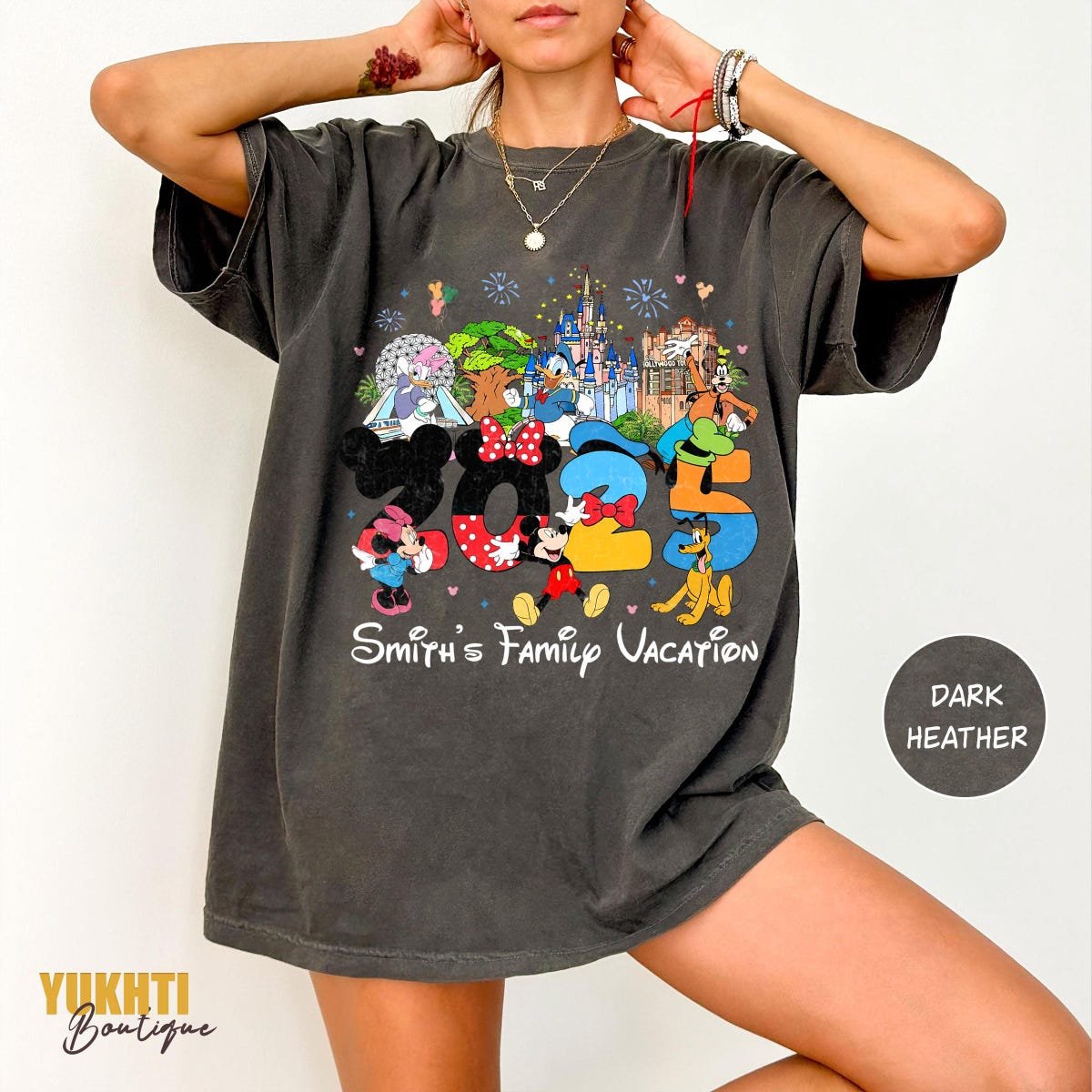 Disney Trip 2025 Shirts Family Vacation Tees Mickey Friends Matching