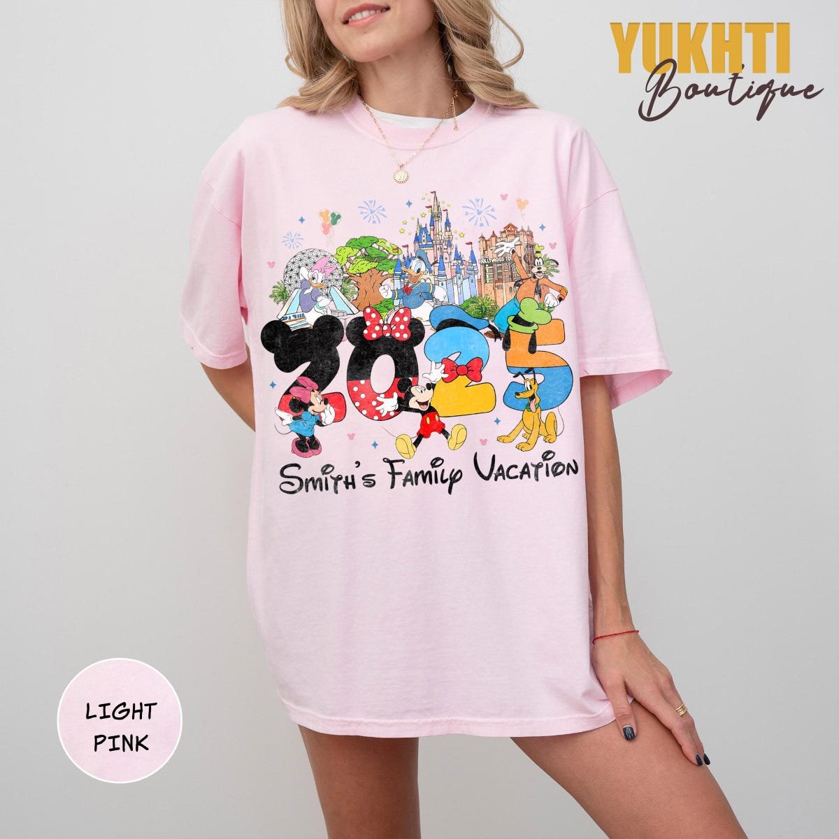 Disney Trip 2025 Shirts Family Vacation Tees Mickey Friends Matching