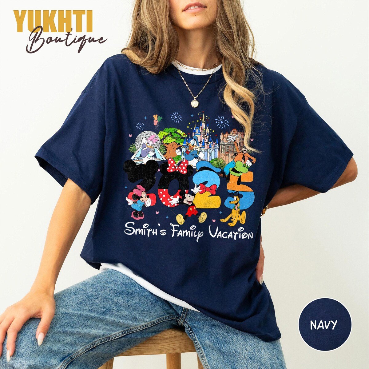 Disney Trip 2025 Shirts Family Vacation Tees Mickey Friends Matching