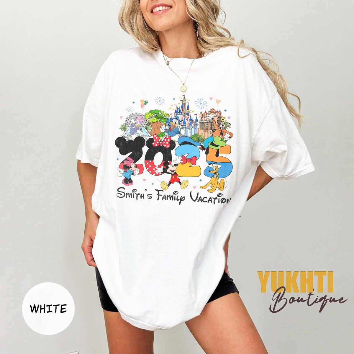 Disney Trip 2025 Shirts Family Vacation Tees Mickey Friends Matching