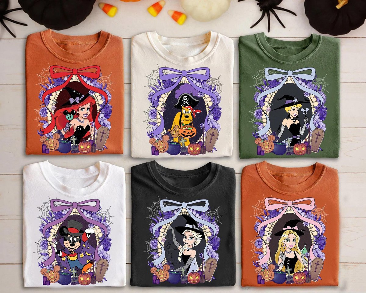 Disney Villains Halloween Shirt Family Trip 2025 Matching Tee