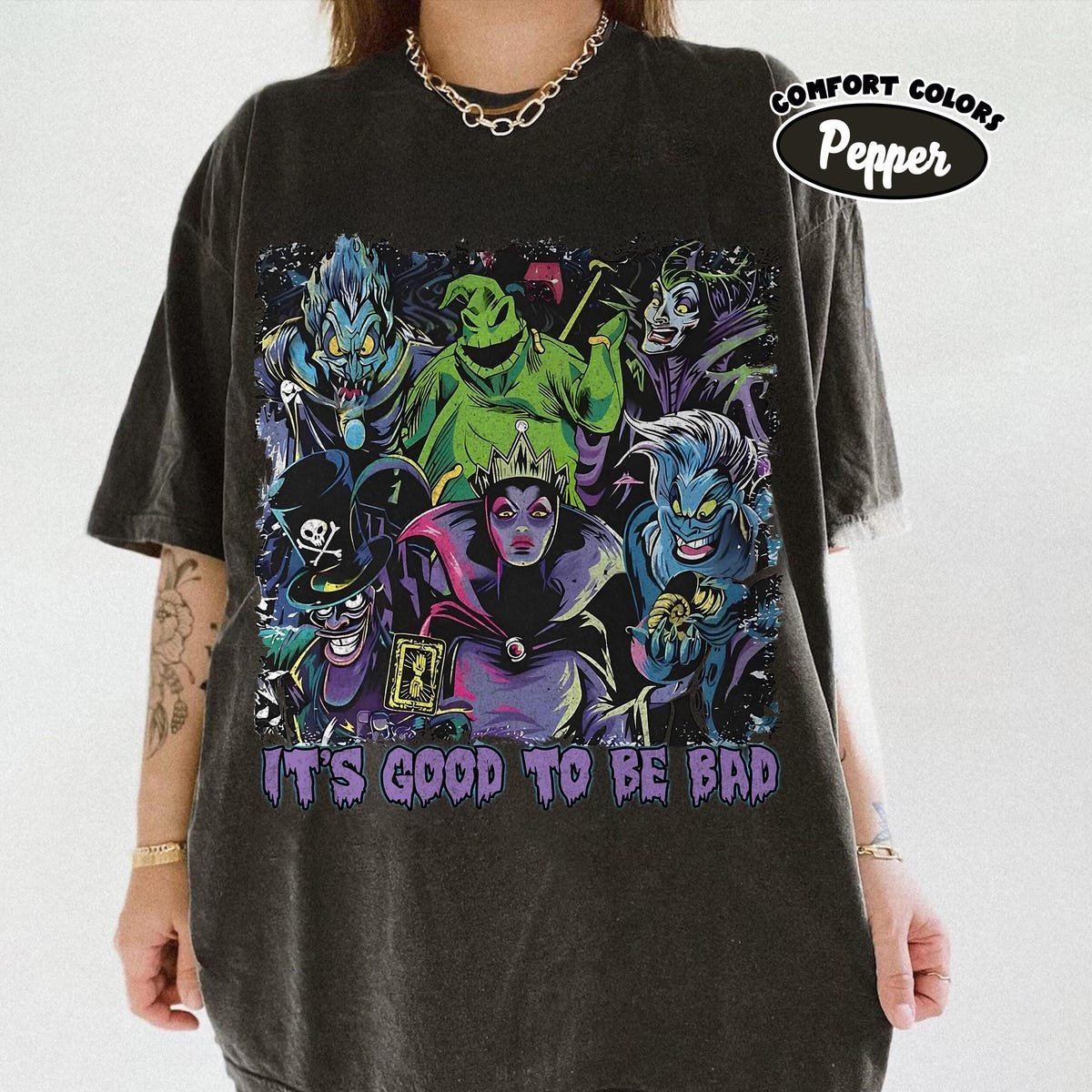 Disney Villains Shirt Oogie Boogie Bash Halloween Tee Evil Queen Maleficent