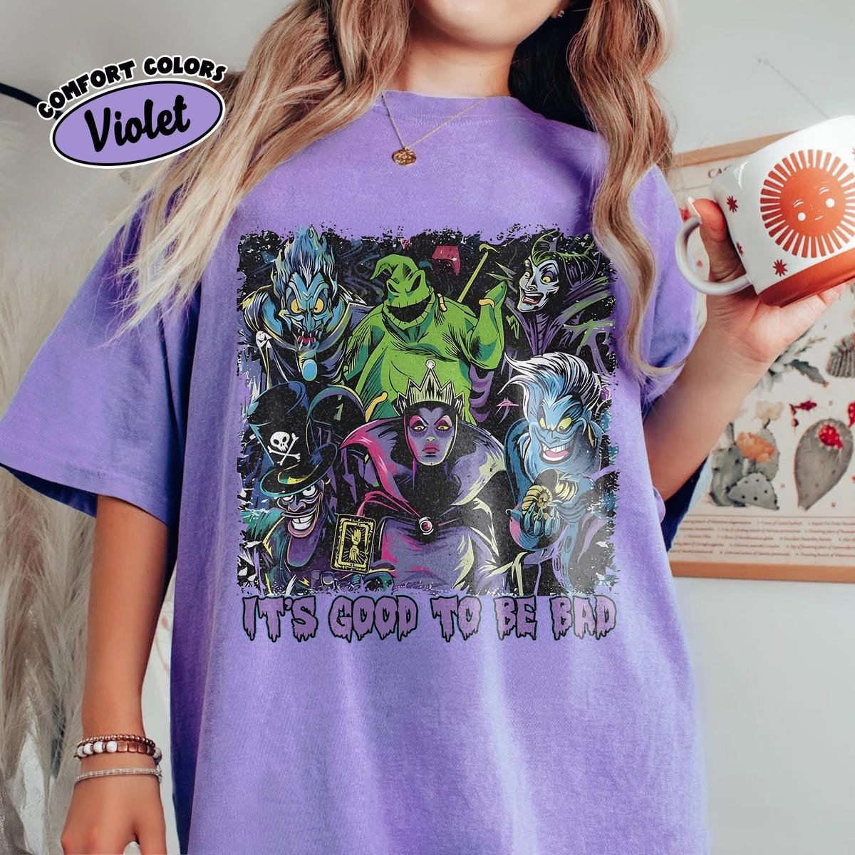Disney Villains Shirt Oogie Boogie Bash Halloween Tee Evil Queen Maleficent