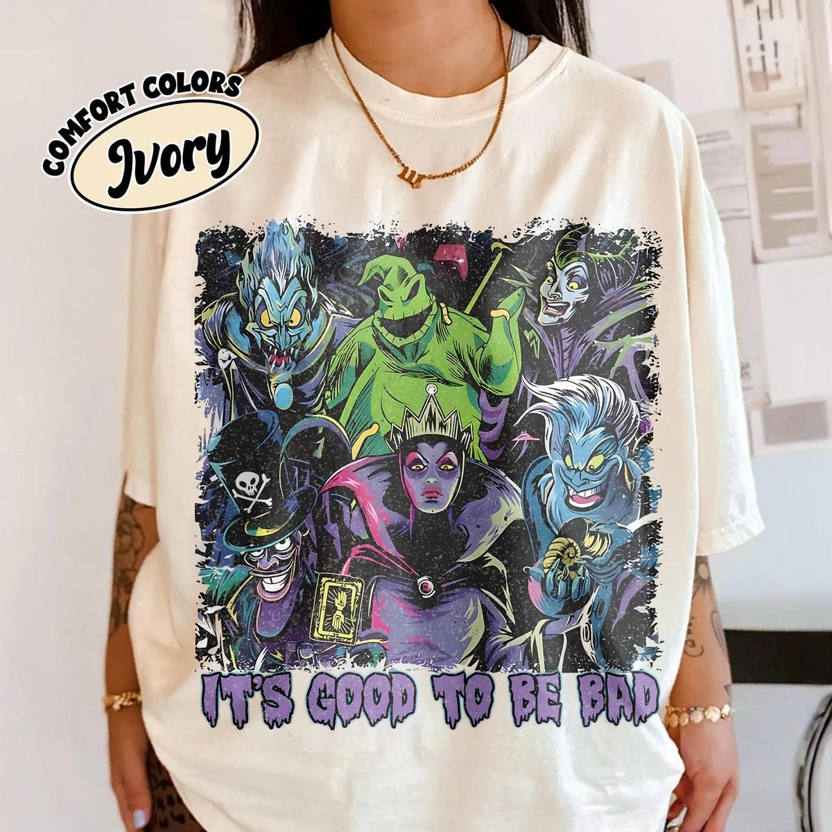 Disney Villains Shirt Oogie Boogie Bash Halloween Tee Evil Queen Maleficent