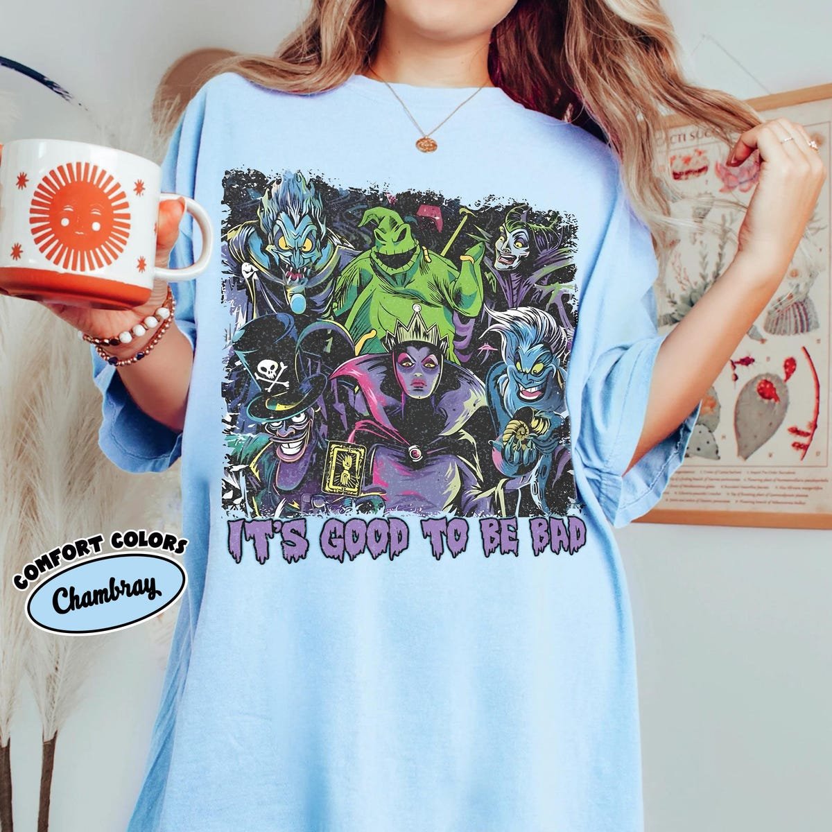 Disney Villains Shirt Oogie Boogie Bash Halloween Tee Evil Queen Maleficent