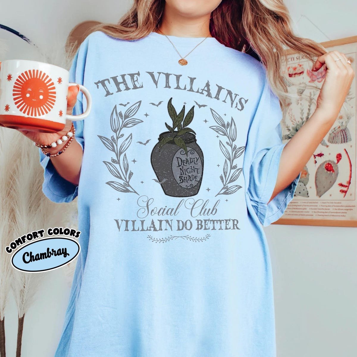 Disney Villains Shirt Vintage Evil Queen Ursula Maleficent Halloween Tee