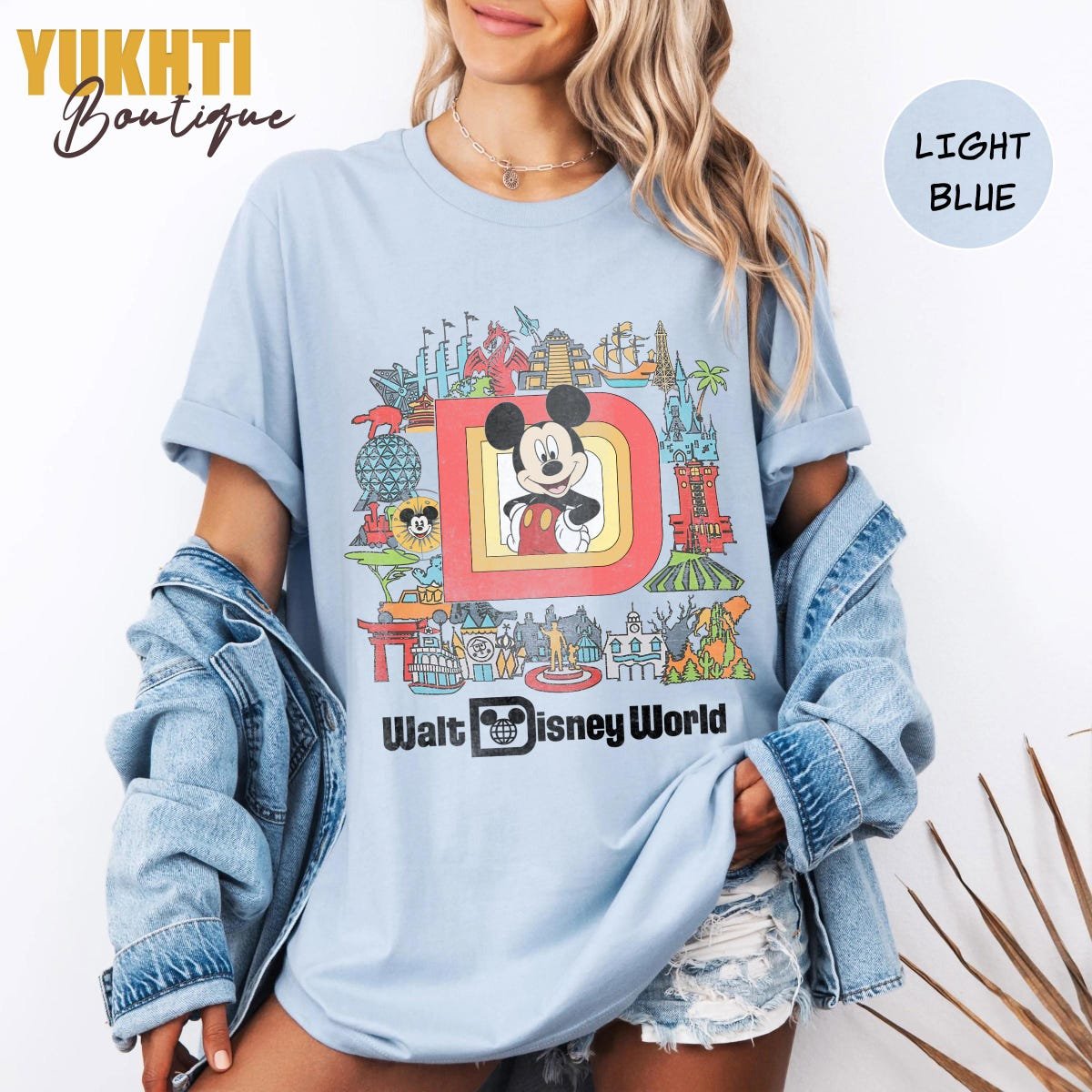 Disney World Vintage Shirt Mickey Friends Family Trip Tee