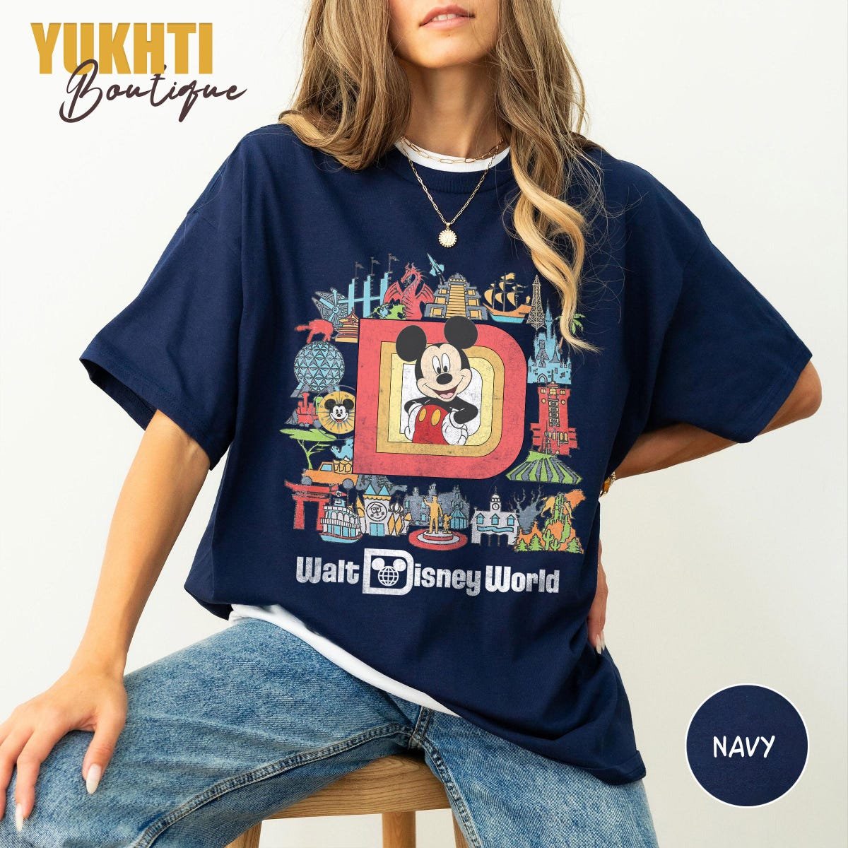 Disney World Vintage Shirt Mickey Friends Family Trip Tee