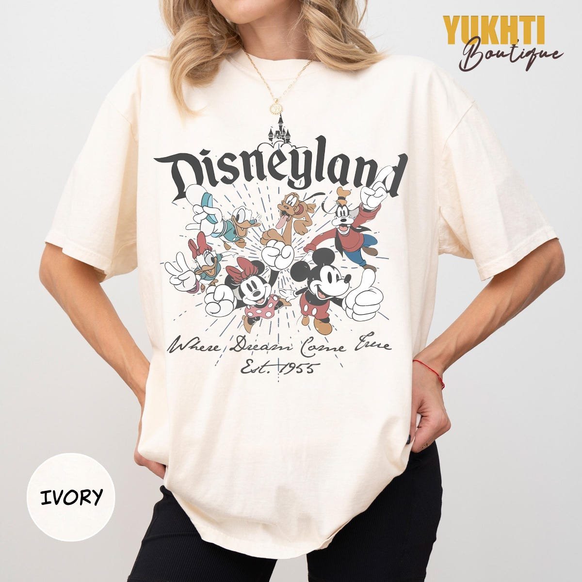 Disneyland 1955 Retro Shirt Disneyland California Adventure Tee