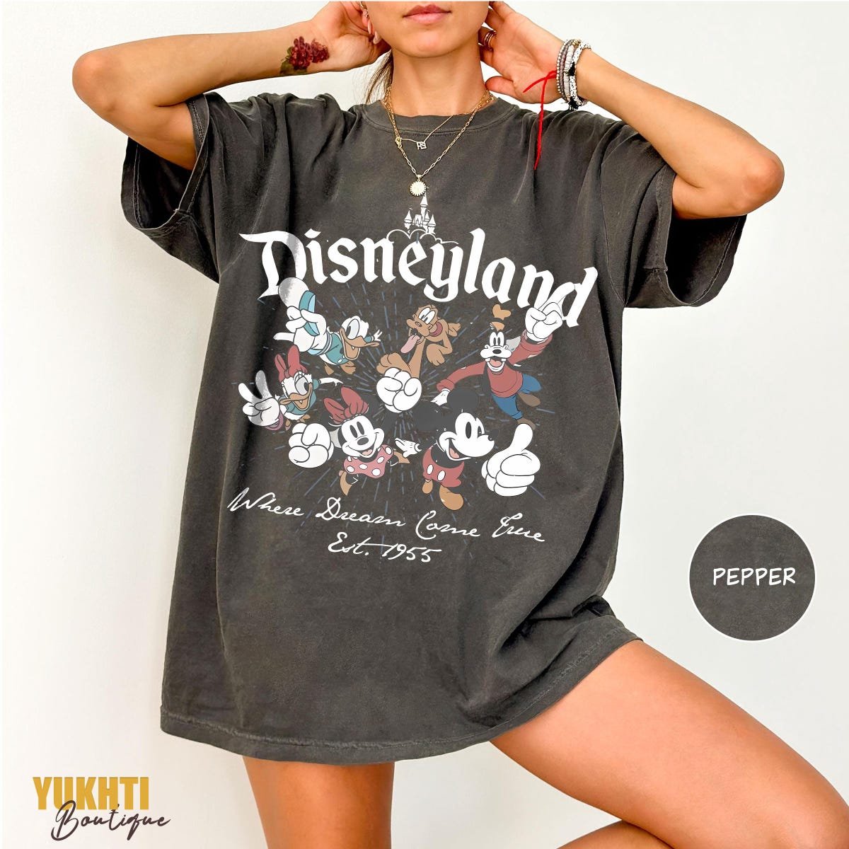 Disneyland 1955 Retro Shirt Disneyland California Adventure Tee