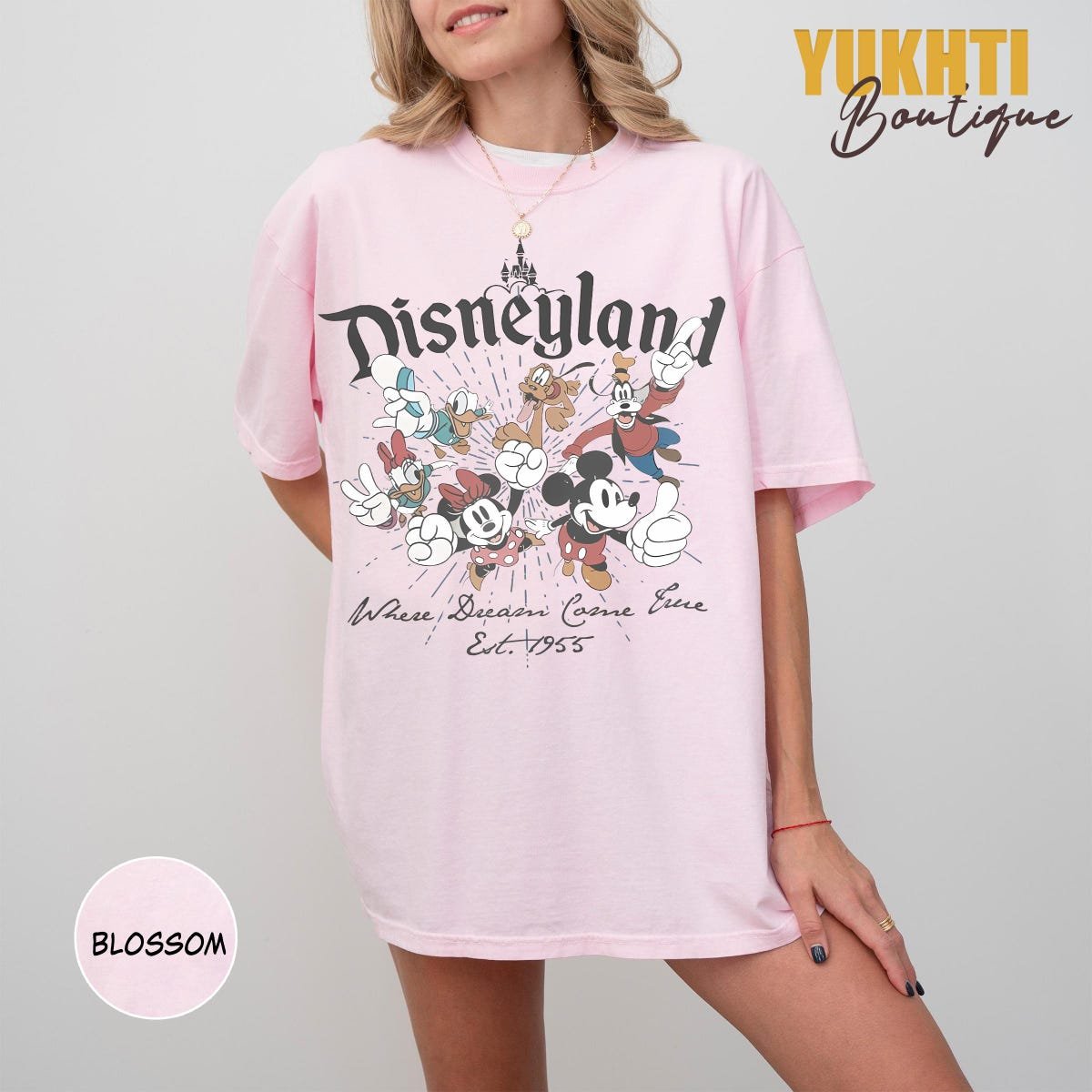 Disneyland 1955 Retro Shirt Disneyland California Adventure Tee