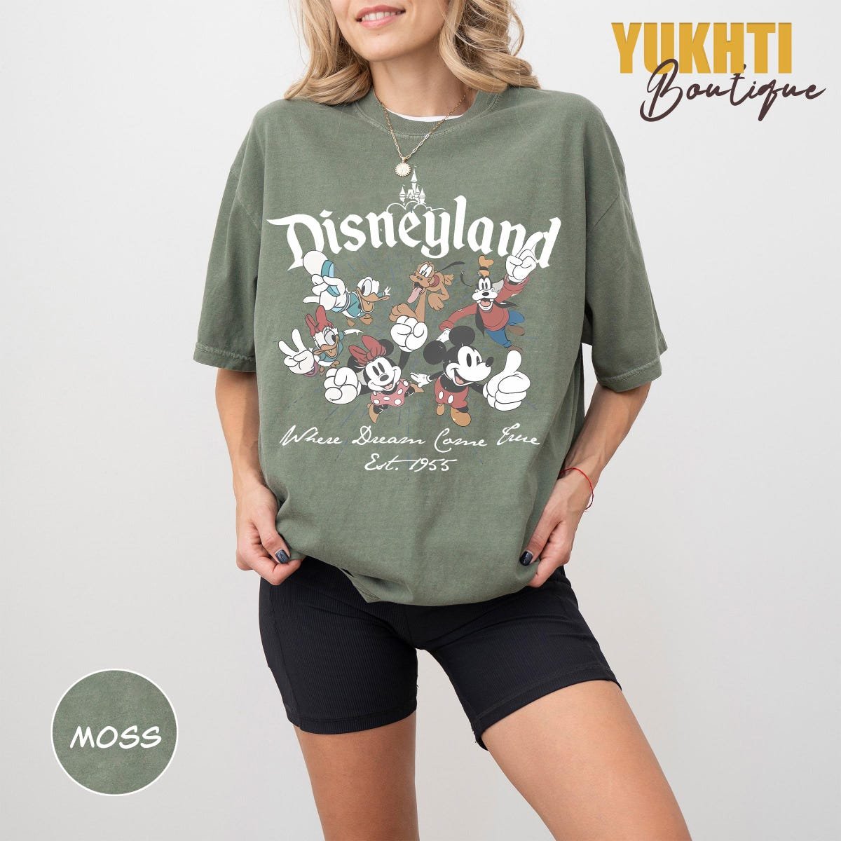 Disneyland 1955 Retro Shirt Disneyland California Adventure Tee