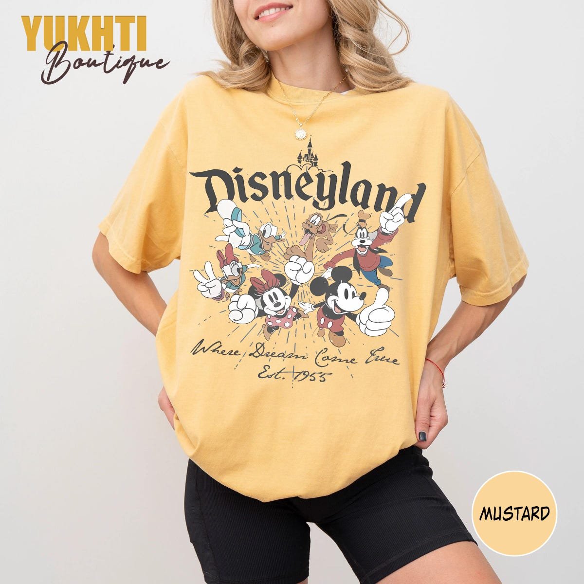 Disneyland 1955 Retro Shirt Disneyland California Adventure Tee