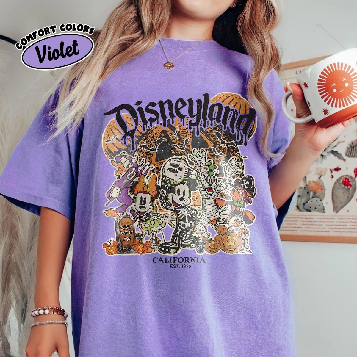 Disneyland Halloween Shirt 2025 Mickey & Friends Family Trip Tee