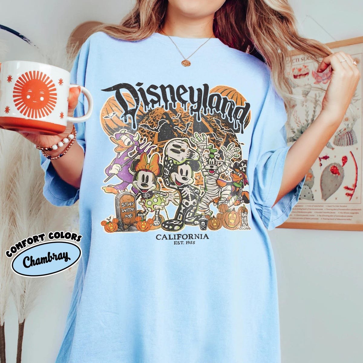 Disneyland Halloween Shirt 2025 Mickey & Friends Family Trip Tee